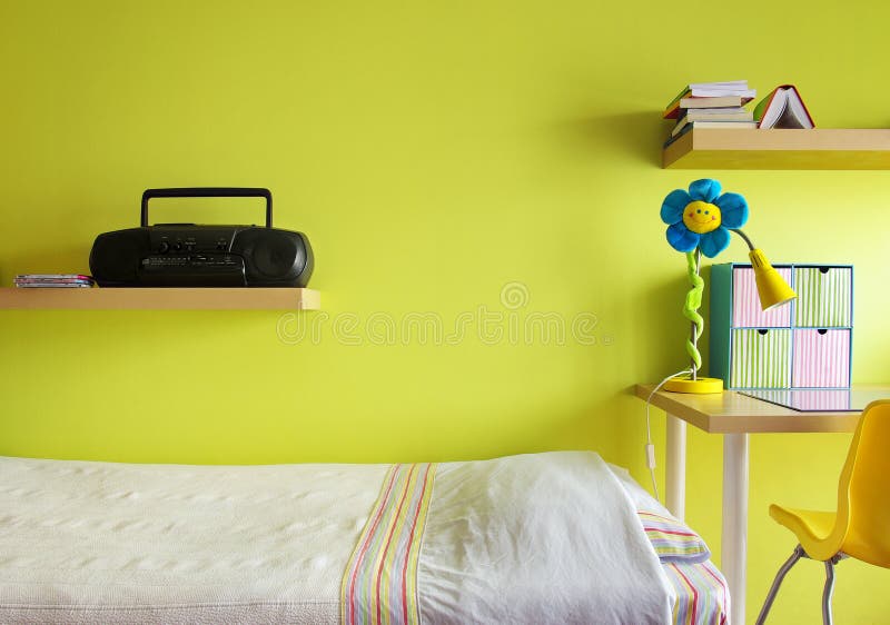 Teen Bedroom stock image Teen Bedroom stock image