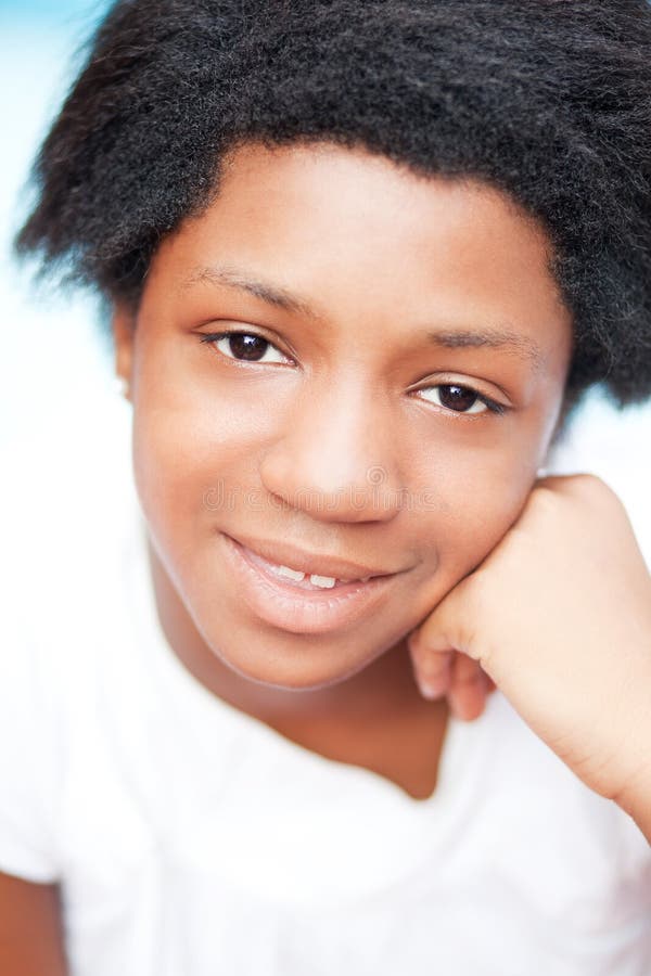 Teen black girl stock photo pic picture