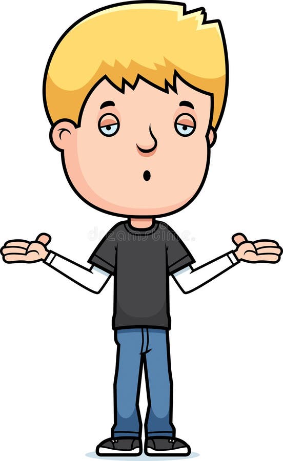 Teen Boy Shrug stock vector. Illustration of dumb, shrugging - 47061133 Teen Boy Shrug stock vector. Illustration of dumb, shrugging - 47061133