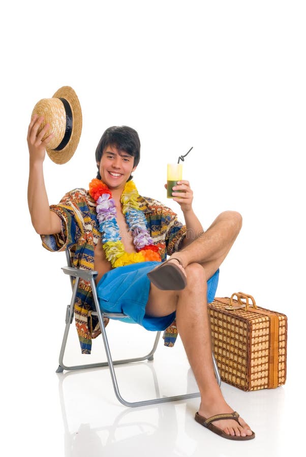 Teen boy, spring break stock photo photo