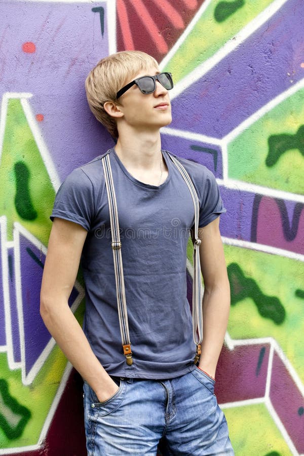 Teen boy with in sunglasses