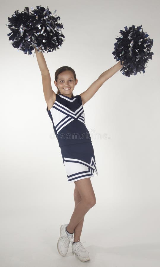 Young Cheerleader Stock Photo - Download Image Now - Cheerleader, Pom-Pom,  American Football - Sport - iStock