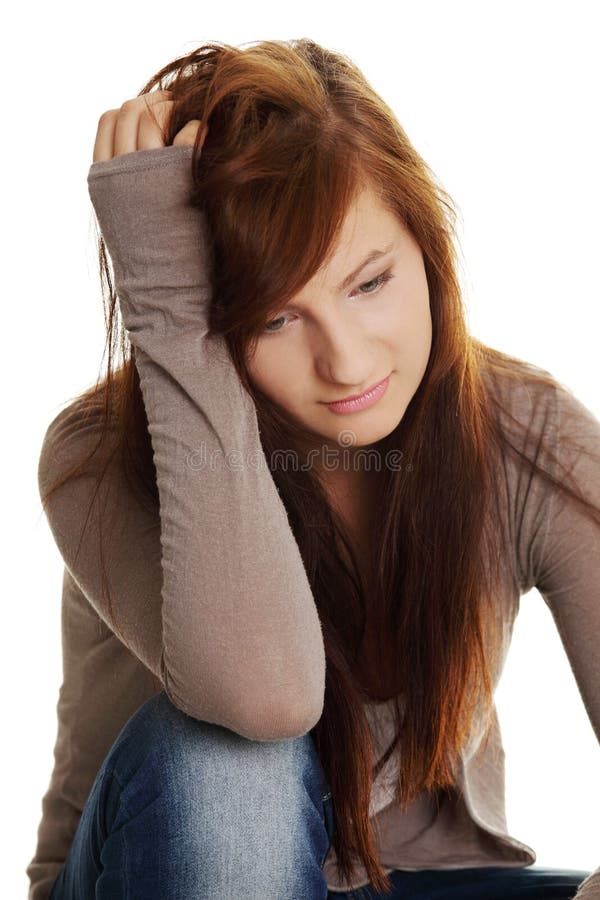 Teen girl in depression stock images Teen girl in depression stock images
