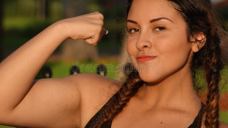 Stromg Muscle Teen Girls