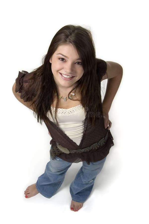 Teen Girl Looking Up Royalty Free Stock Images Image 1938719