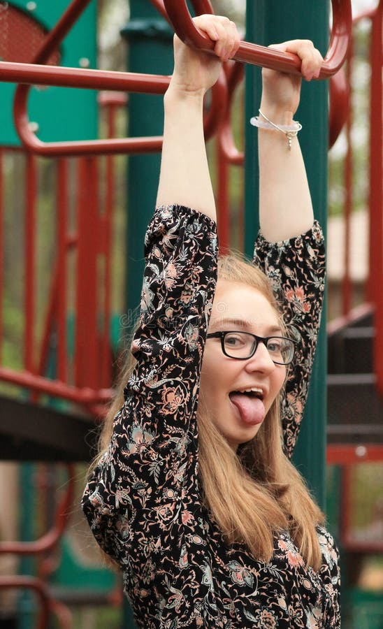 Teen at park -2