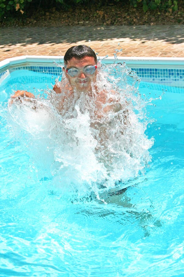 Teen In Swimming Pool