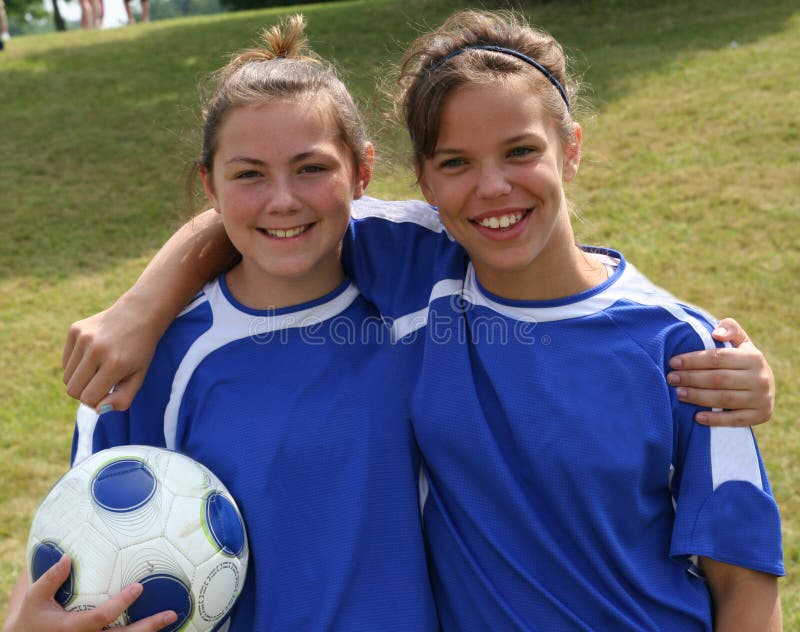 Teen Youth Soccer Player Friends