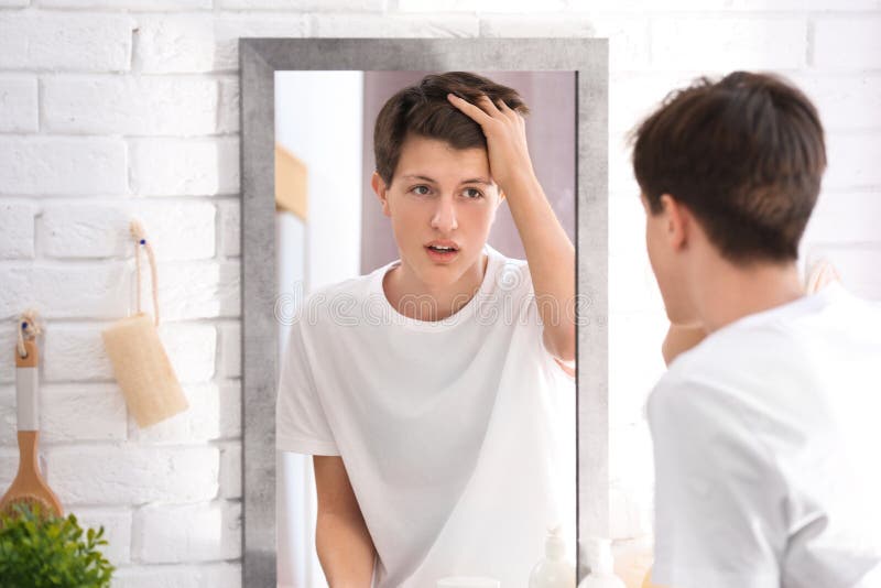 Young Teen Boy Mirror