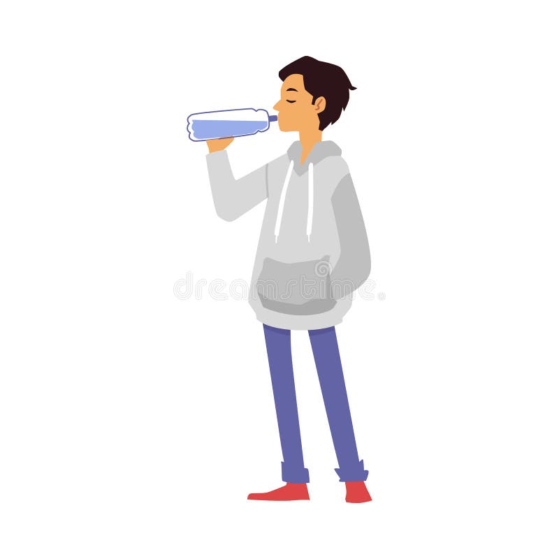 Boy Drinking Water Stock Illustrations – 746 Boy Drinking Water Stock ...