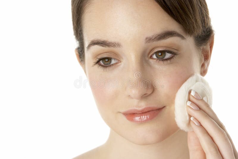 Teenage Girl Applying Make Up