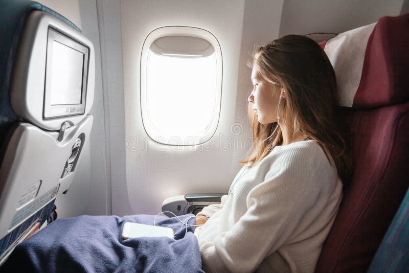 Girl on a Plane by Miriam Moss Girl on a Plane by Miriam Moss