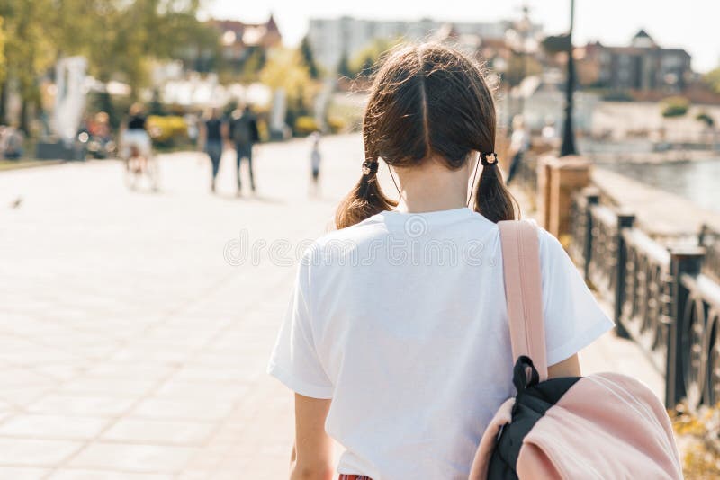 Teenage girl on the street stock photo. Image of model - 19329650