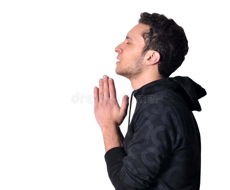 A teenager praying stock image. Image of hope, praying - 23515393