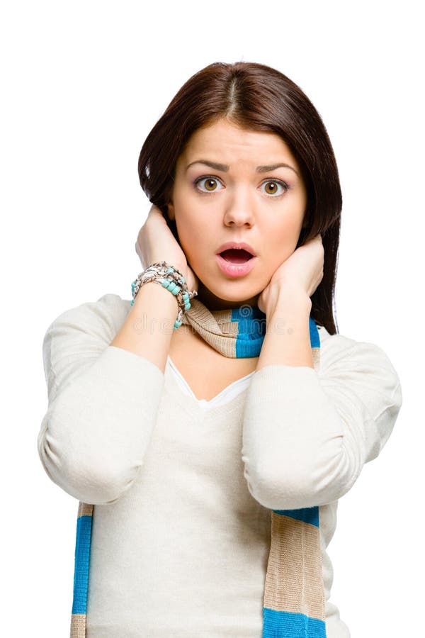 Teenager Puts Hands on Head Stock Image Image of fright, format 34417561