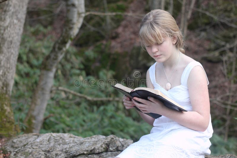 Teenager Reading Her Bible 2