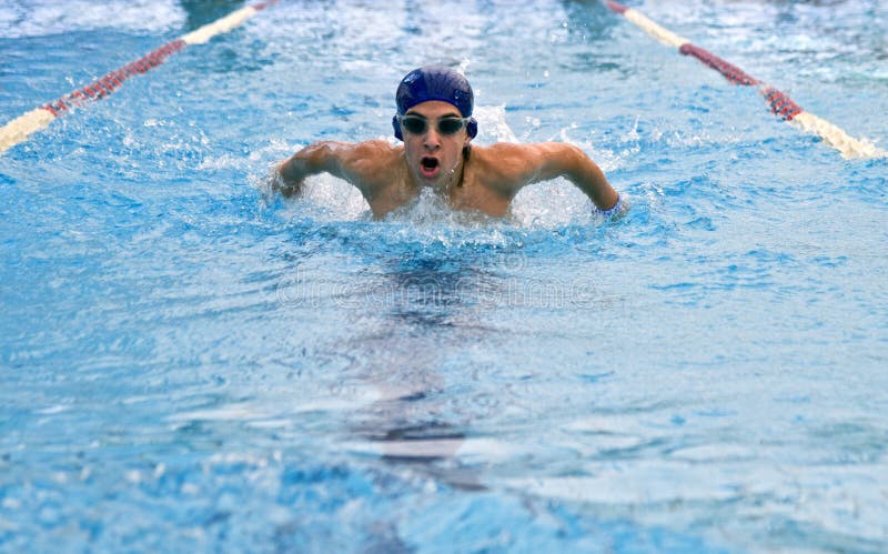 Teenager swimmer royalty free stock images Teenager swimmer royalty free stock images
