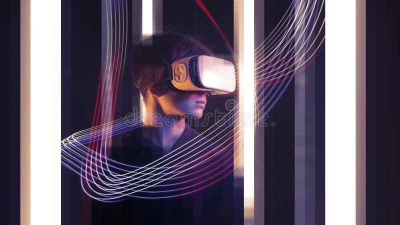 Teenager Interacting With Virtual Reality Stock Image Image Of Enjoying Adolescent 240329149 