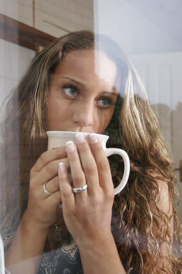 Teenager at the window