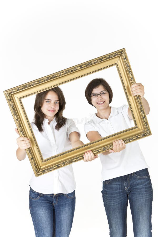 805 Teen Holding Frame Stock Photos Free & RoyaltyFree Stock Photos