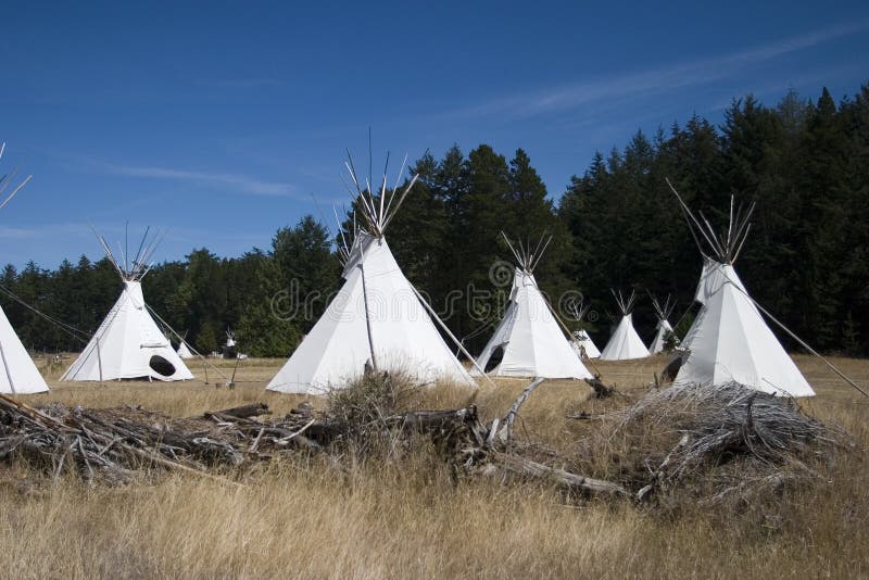 Tipi usado cómo refugio.