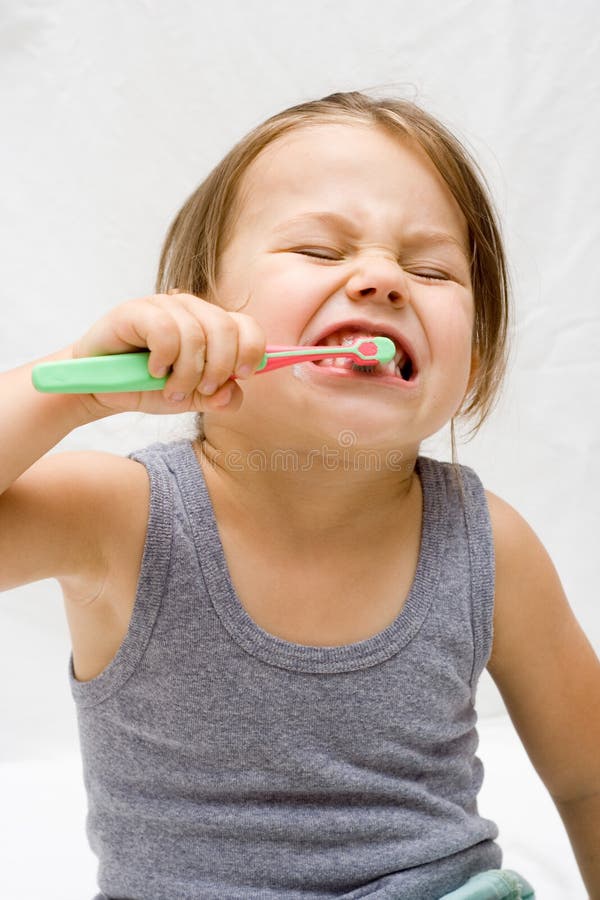 Teeth brushing.