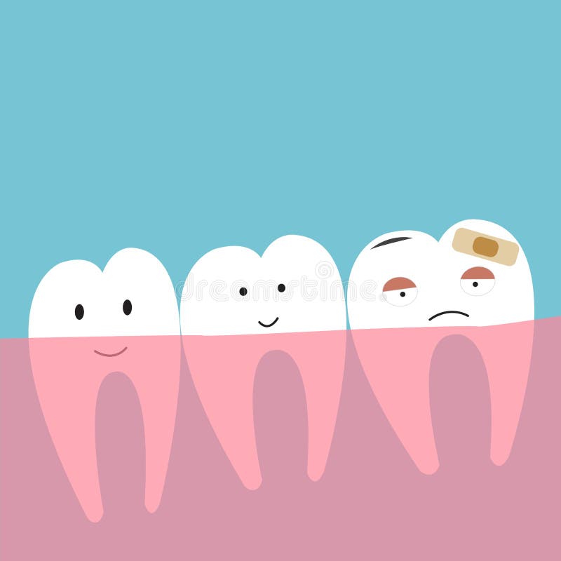Teeth royalty free illustration