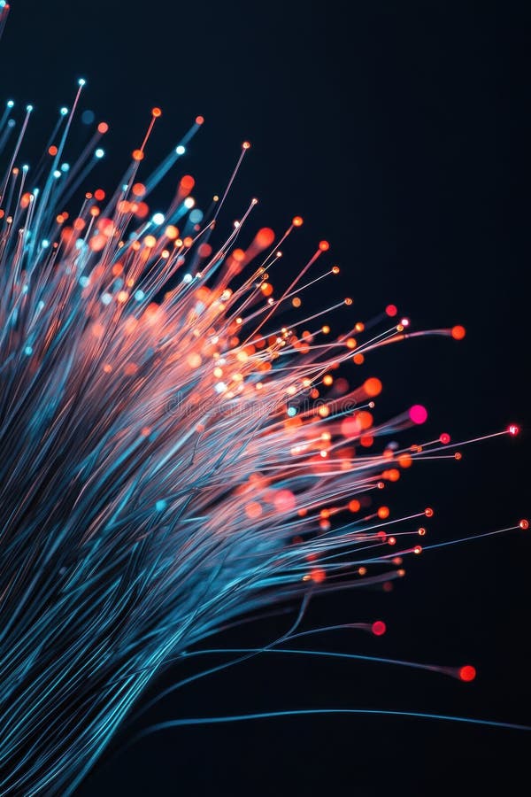 : Tehnologie vibrantă și inovație futuristă. stock image