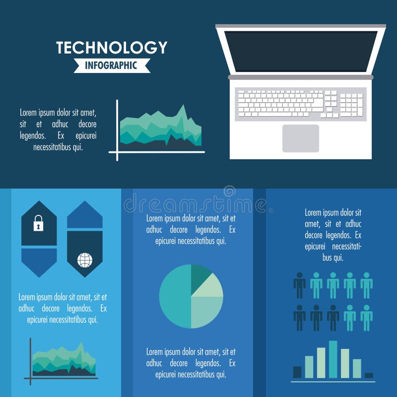 Tehnology infographic concept