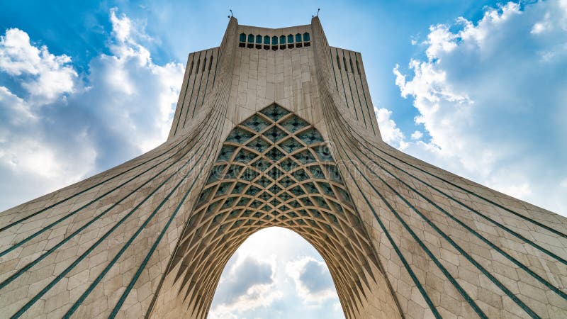 Azadi Tower in Azadi Square in the Iranian Capital Tehran Editorial Photo -  Image of persian, monument: 175322561