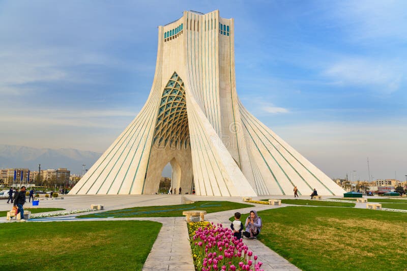 Azadi Tower in Tehran. Iran Editorial Photography - Image of landscape, spring: 118463307 Azadi Tower in Tehran. Iran Editorial Photography - Image of landscape, spring: 118463307