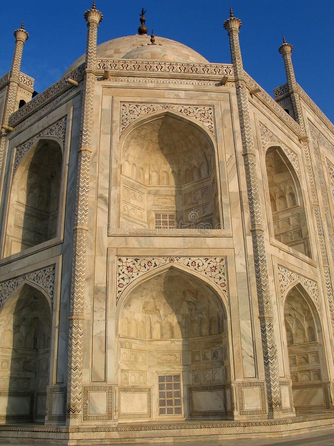 Teil des Taj Mahal stockfoto. Bild von diana, agra, indien - 11315070