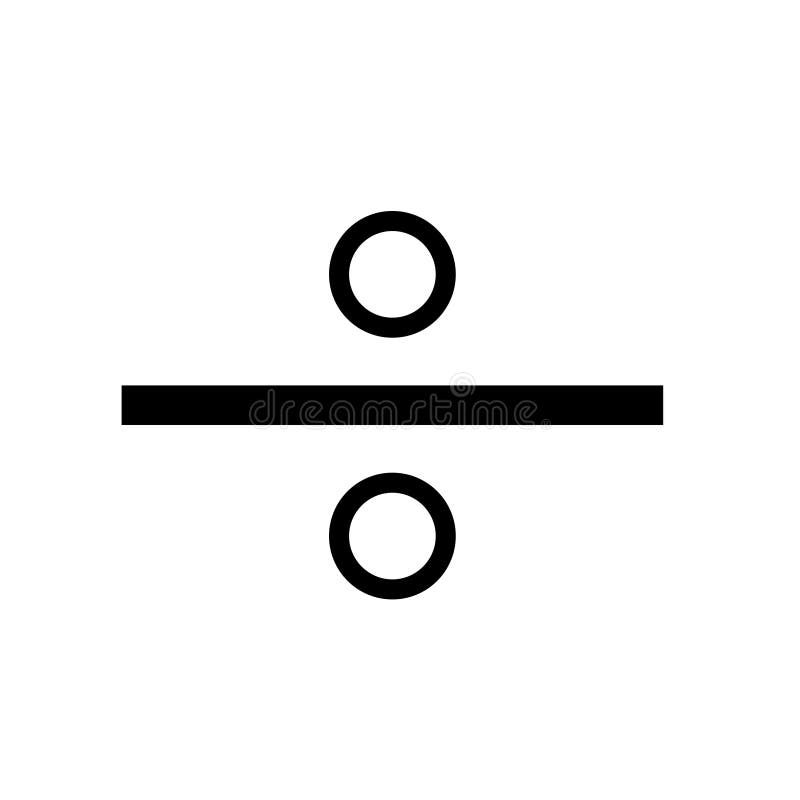 Trennzeichen Symbol Vektor Abbildung Illustration Von Mathe 146166829