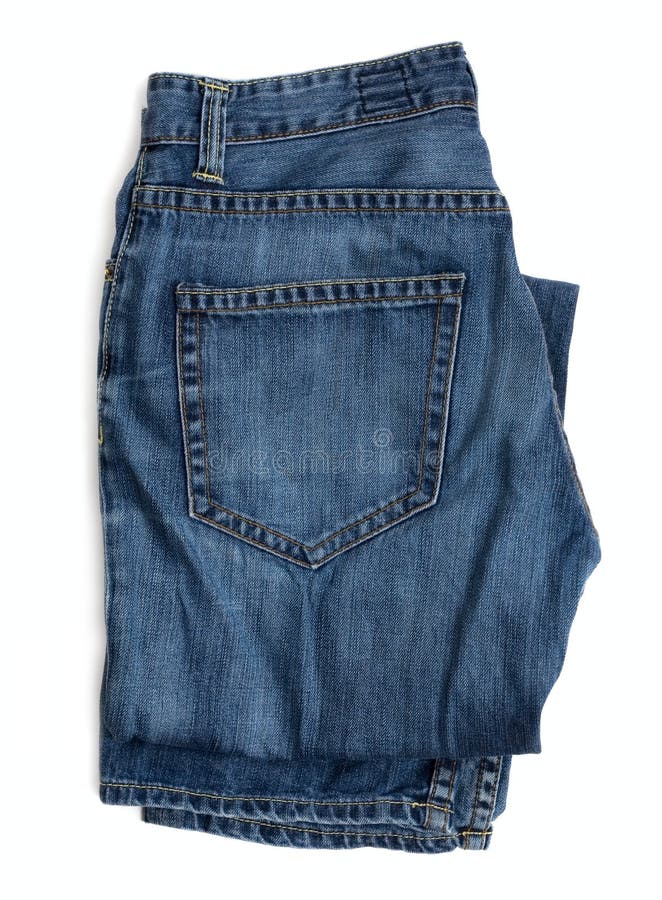 Vaqueros azules imagen de archivo