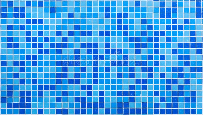 Tejas de mosaico azules fotos de archivo libres de regalías Tejas de mosaico azules fotos de archivo libres de regalías