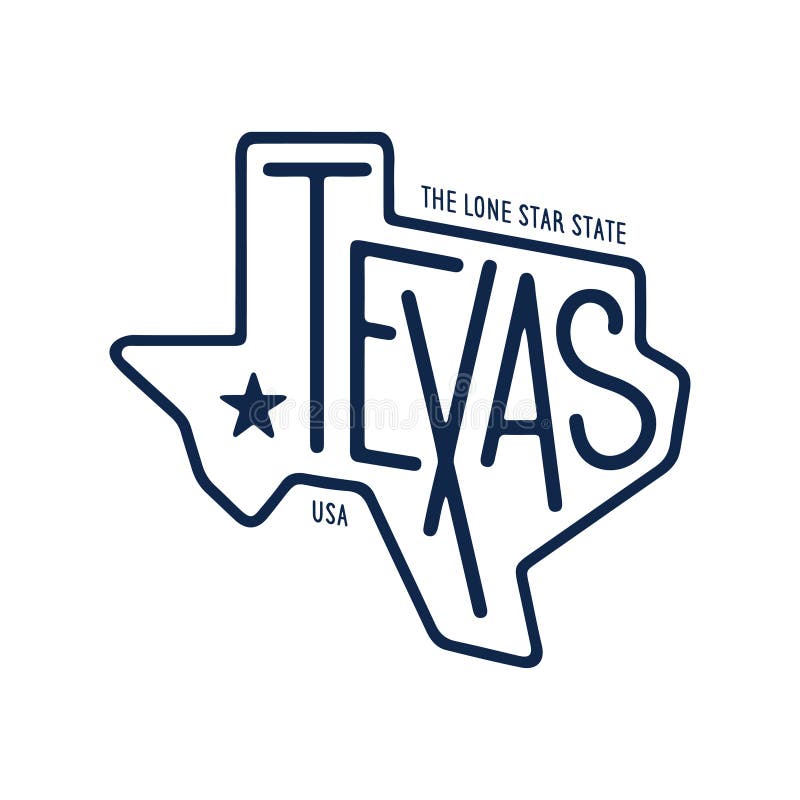 Tejas relacionó diseño de la camiseta el estado solitario de la estrella Ejemplo del vector del vintage libre illustration Tejas relacionó diseño de la camiseta el estado solitario de la estrella Ejemplo del vector del vintage libre illustration