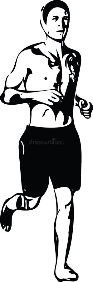 Download Tekening Van Het Runnen Van Mensensilhouet Vector Illustratie - Illustratie bestaande uit actief, lichaam: 107706408