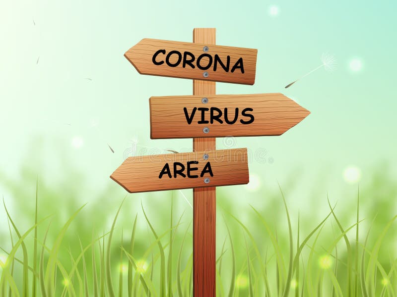 Tekst obszaru wirusa corona