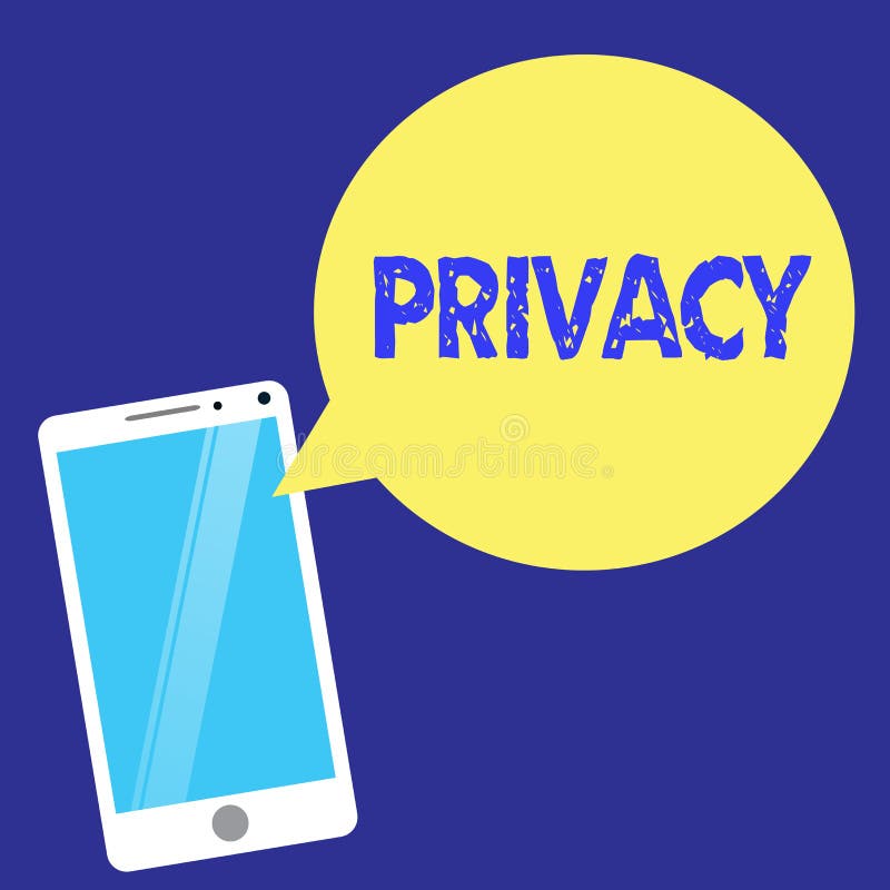 Tekstteken die Privacy tonen Conceptueel fotorecht demonstratingal kwesties en informatie als geheim te houden vector illustratie Tekstteken die Privacy tonen Conceptueel fotorecht demonstratingal kwesties en informatie als geheim te houden vector illustratie