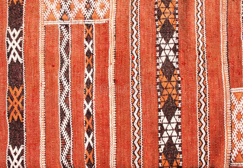 Tekstura berber wełny tradycyjny dywan, Maroko, Afryka