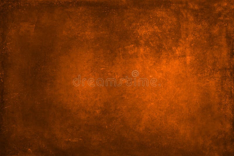 Tekstura dla grafiki i fotografii. abstrakcyjna spalone pomarańczowe splamione tło lub tło
