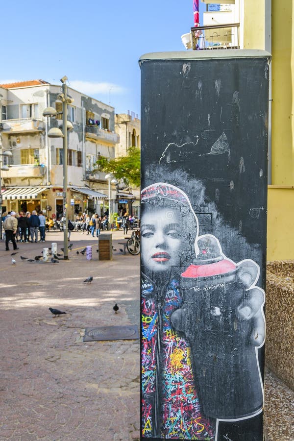 Marylin Monroe Graffiti, Tel Aviv, Israel