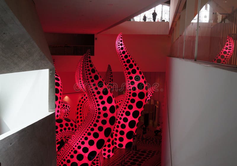 The work of Japanese artist Yayoi Kusama