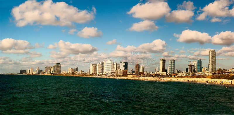 Tel Aviv skyline Israel royalty free stock image Tel Aviv skyline Israel royalty free stock image