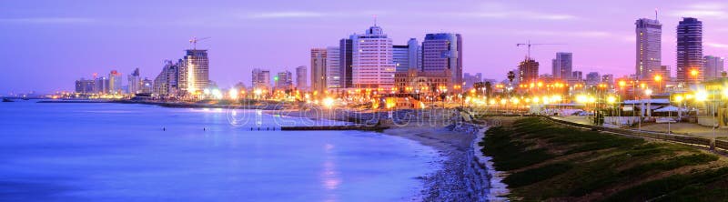 Tel Aviv Skyline royalty free stock photography Tel Aviv Skyline royalty free stock photography