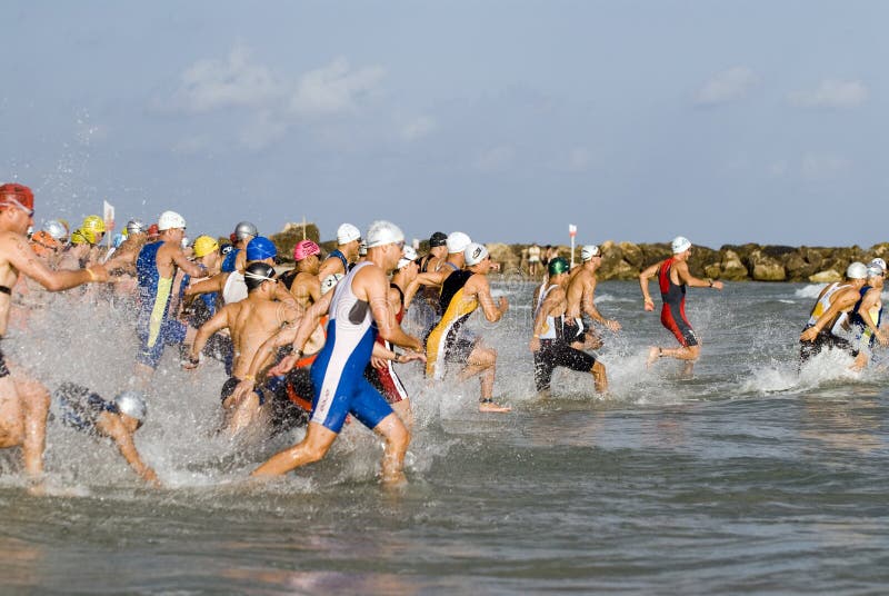 Tel Aviv triathlon olympic heat