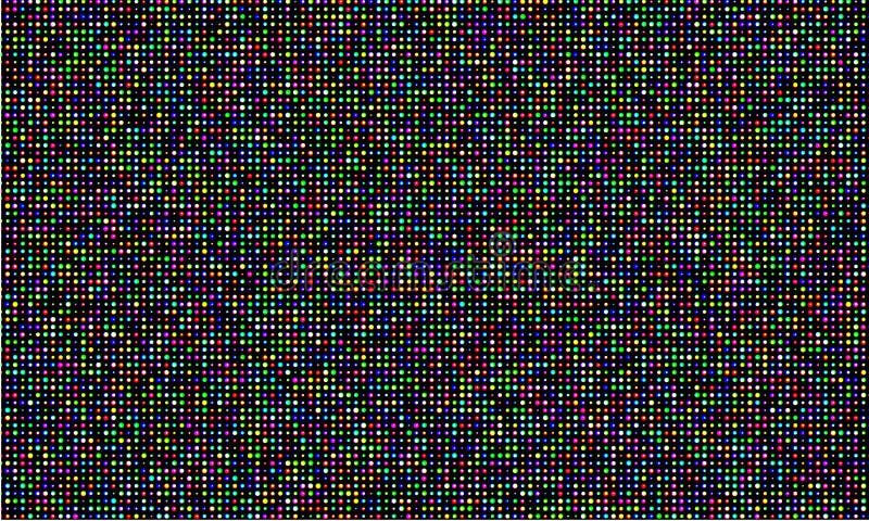 Tela video da parede do diodo emissor de luz da cor, textura da grade do ponto do diodo da luz da cor do RGB Fundo video digital ilustração royalty free Tela video da parede do diodo emissor de luz da cor, textura da grade do ponto do diodo da luz da cor do RGB Fundo video digital ilustração royalty free