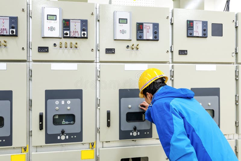 Equipment In The Room Stock Photo Image of switch