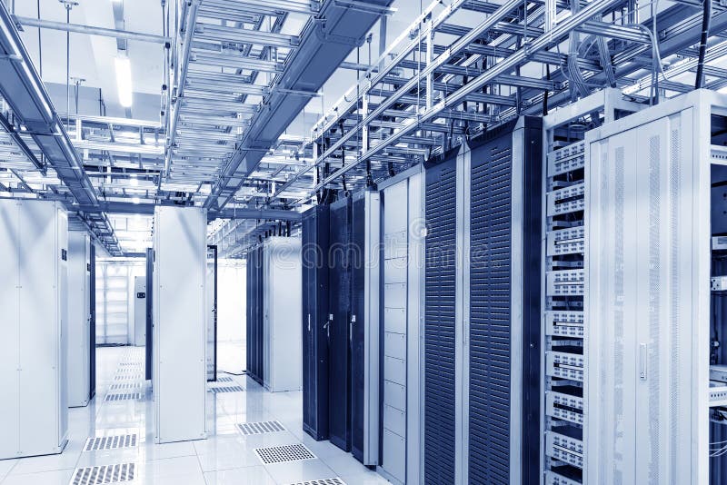 Equipment in the Room Stock Image Image of routers