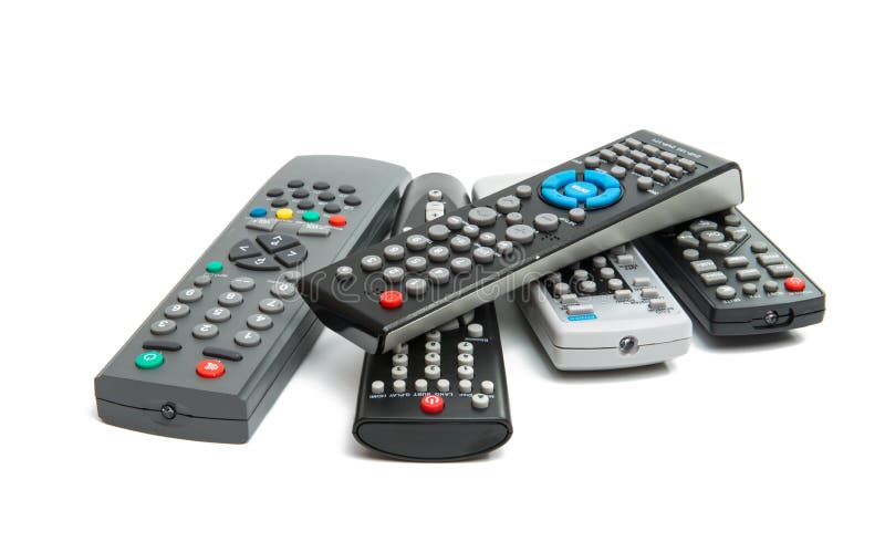 Telecontrole da tevê isolado imagem de stock royalty free Telecontrole da tevê isolado imagem de stock royalty free